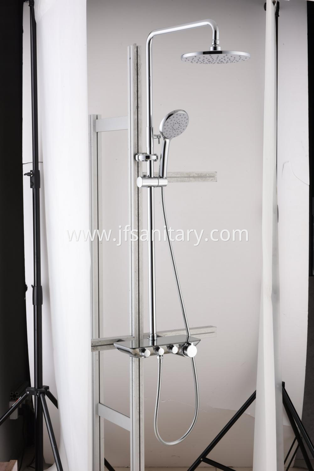 New Luxury Wall Mounted Bathroom Shower Faucet Set